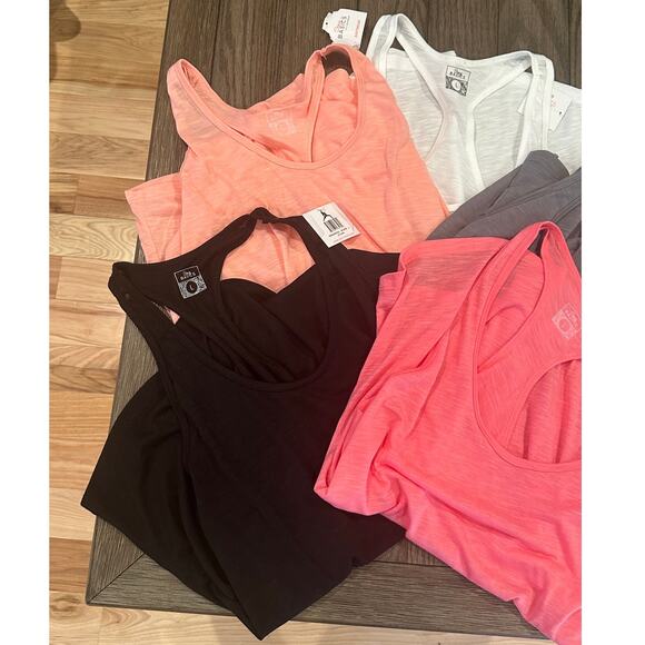 Sexy Basics Women's Pack Of 5 Racerback Athletic Tank Top L NWT - Picture 2 of 10